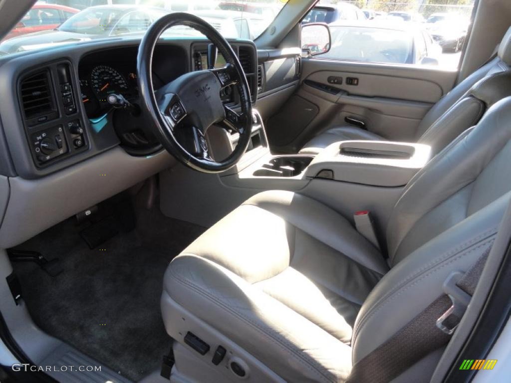 Pewter/Dark Pewter Interior 2005 GMC Yukon XL SLT 4x4 Photo #39912351