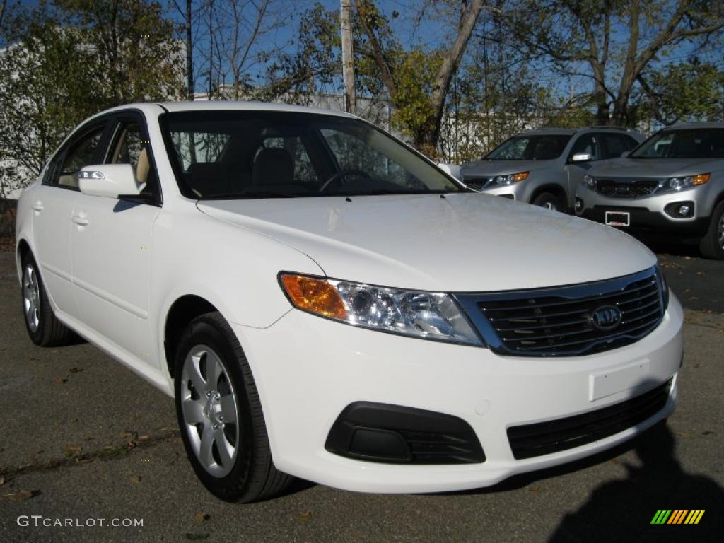 Clear White 2010 Kia Optima LX Exterior Photo #39912555