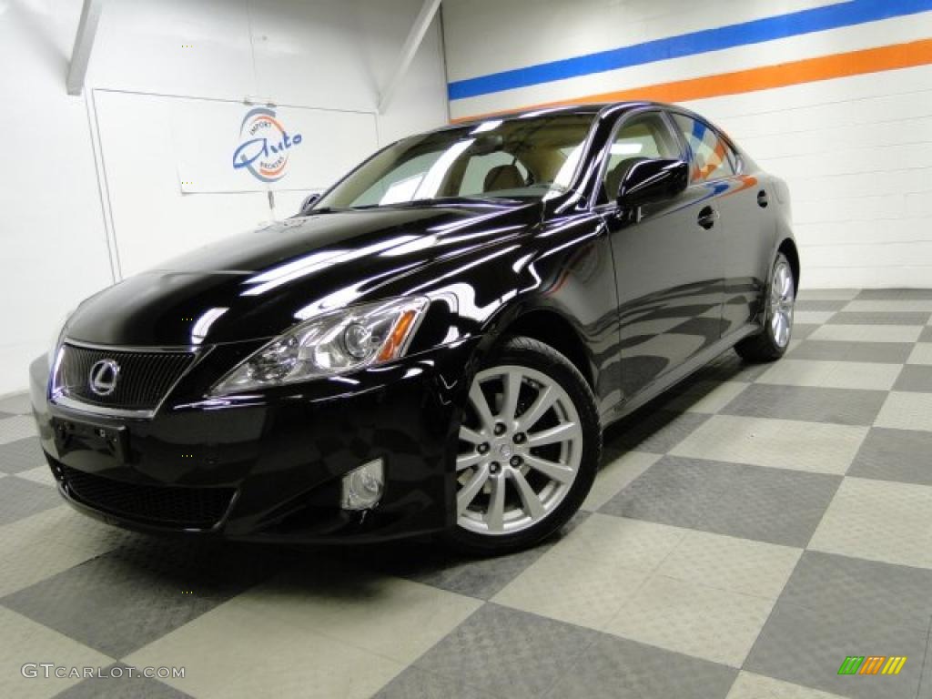 2007 IS 250 AWD - Obsidian Black / Cashmere photo #1