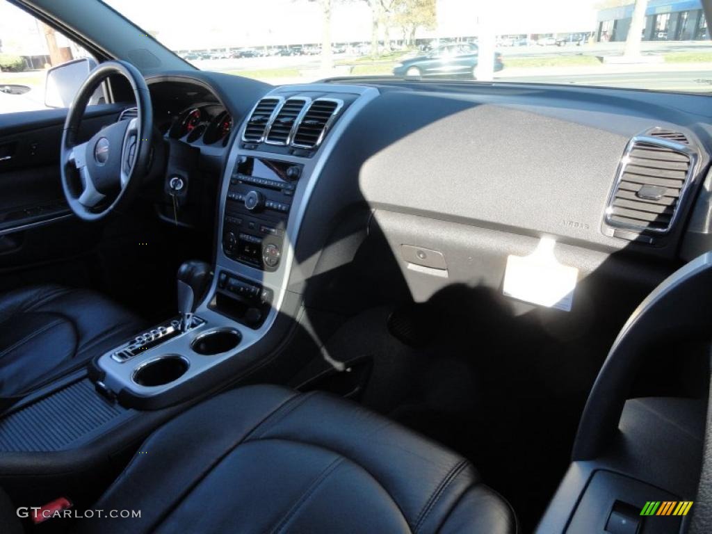 2010 GMC Acadia SLT AWD Ebony Dashboard Photo #39913215