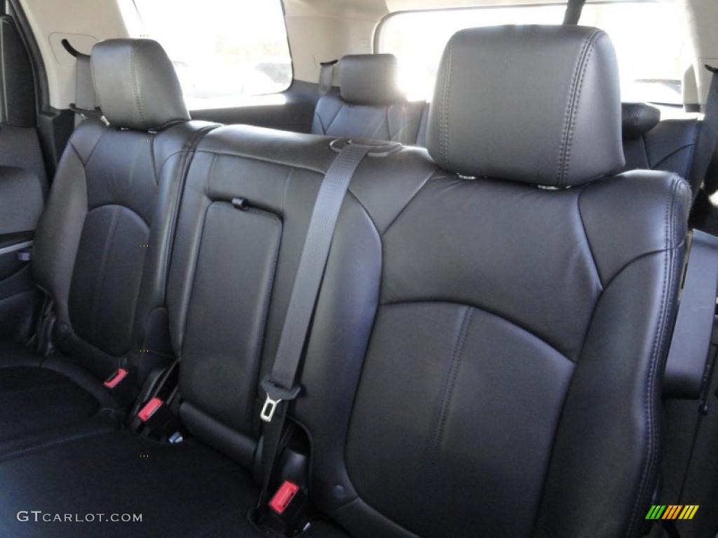 Ebony Interior 2010 GMC Acadia SLT AWD Photo #39913279
