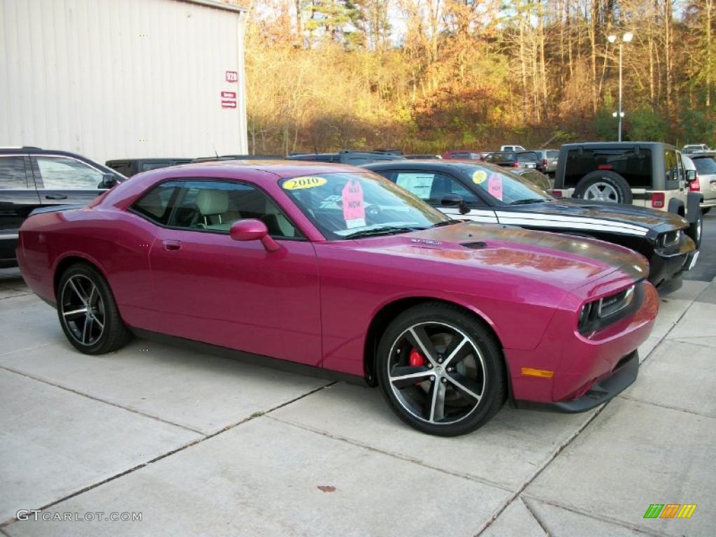 2010 Challenger SRT8 Furious Fuchsia Edition - Furious Fuchsia / Pearl White Leather photo #1