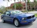 2006 Vista Blue Metallic Ford Mustang V6 Premium Convertible  photo #1