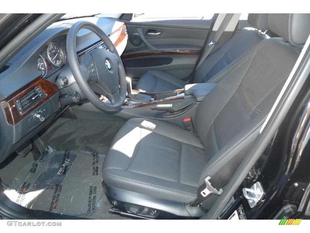 Black Interior 2011 BMW 3 Series 328i xDrive Sedan Photo #39916799