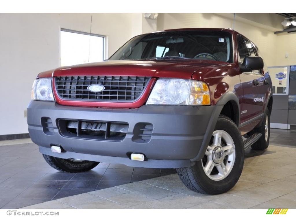 2004 Explorer XLS - Redfire Metallic / Graphite photo #2