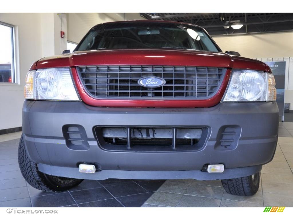 2004 Explorer XLS - Redfire Metallic / Graphite photo #3