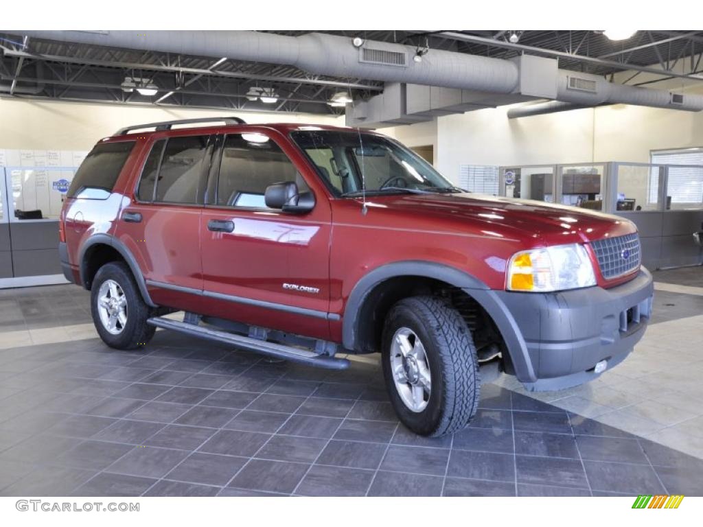 2004 Explorer XLS - Redfire Metallic / Graphite photo #4