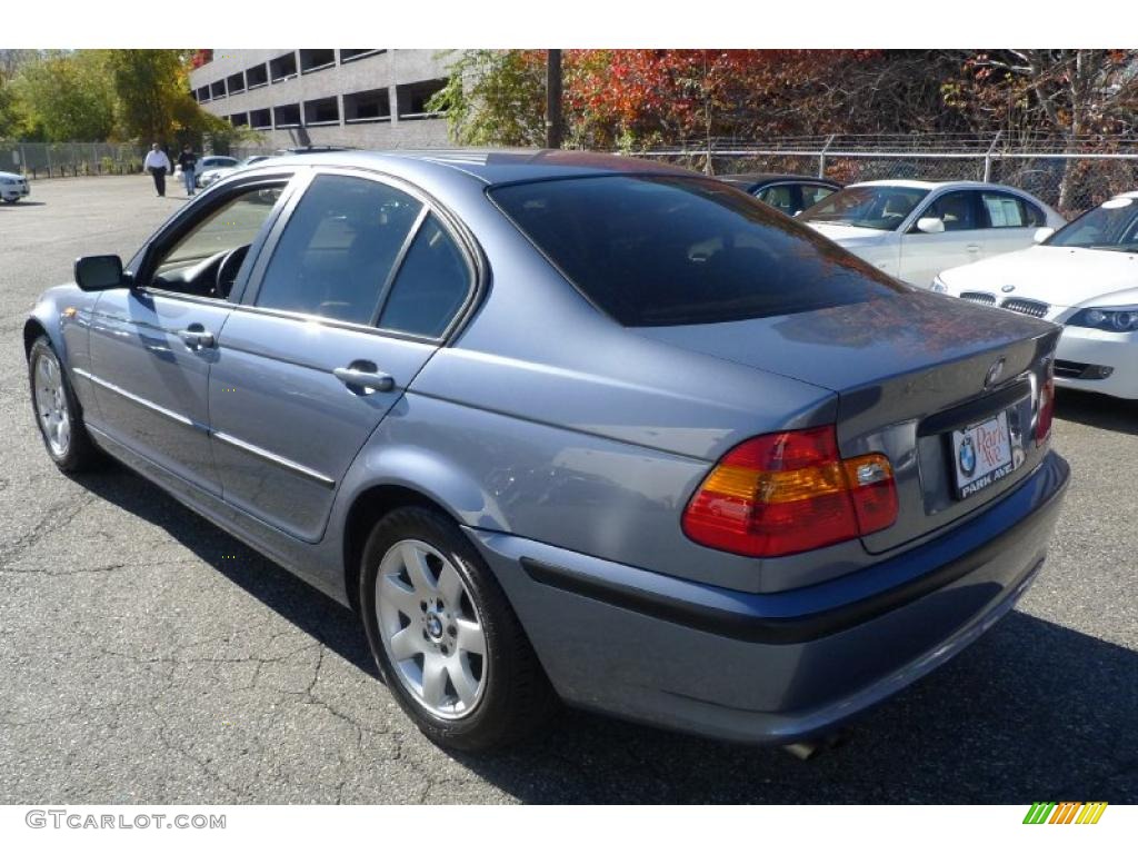 2005 3 Series 325i Sedan - Steel Blue Metallic / Sand photo #2