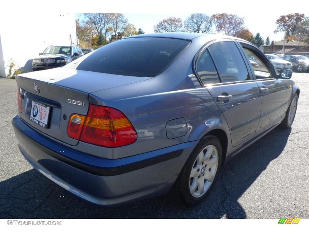 2005 3 Series 325i Sedan - Steel Blue Metallic / Sand photo #3