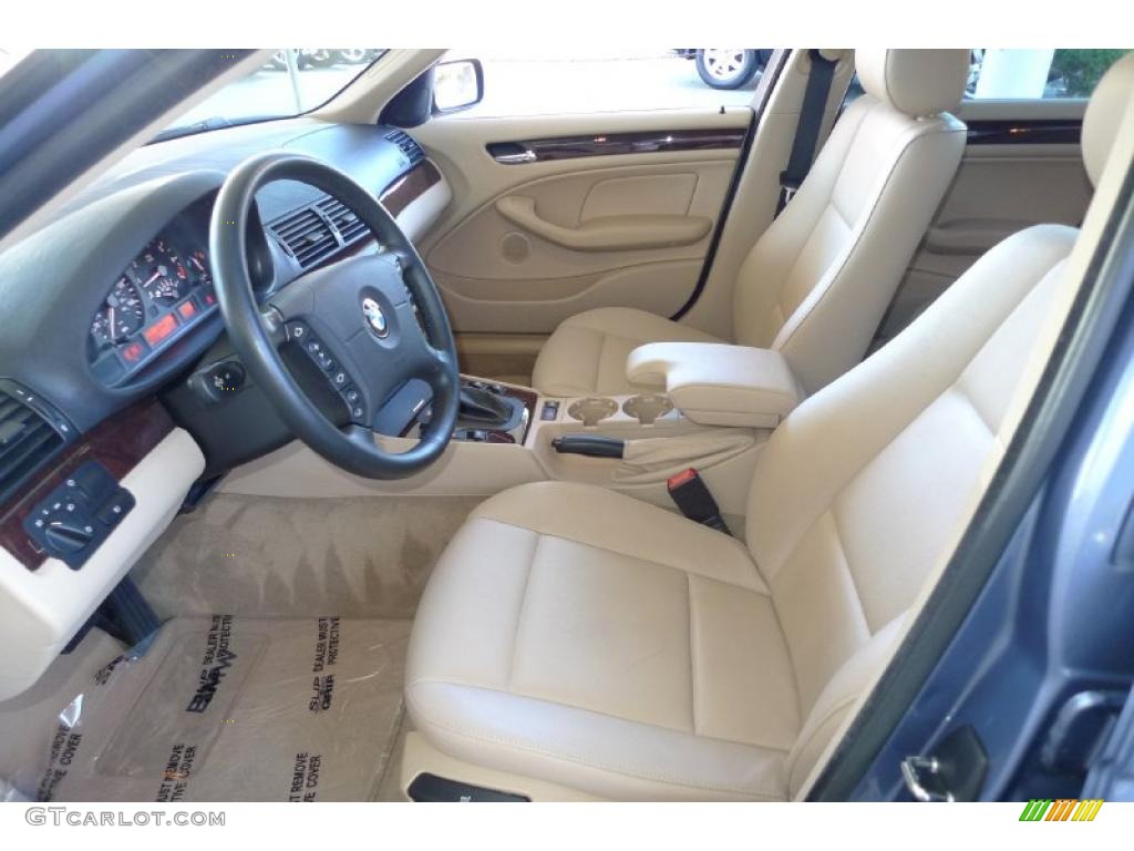 Sand Interior 2005 BMW 3 Series 325i Sedan Photo #39917543