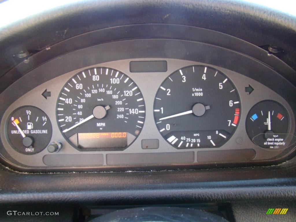 1998 BMW 3 Series 328i Convertible Gauges Photo #39917547