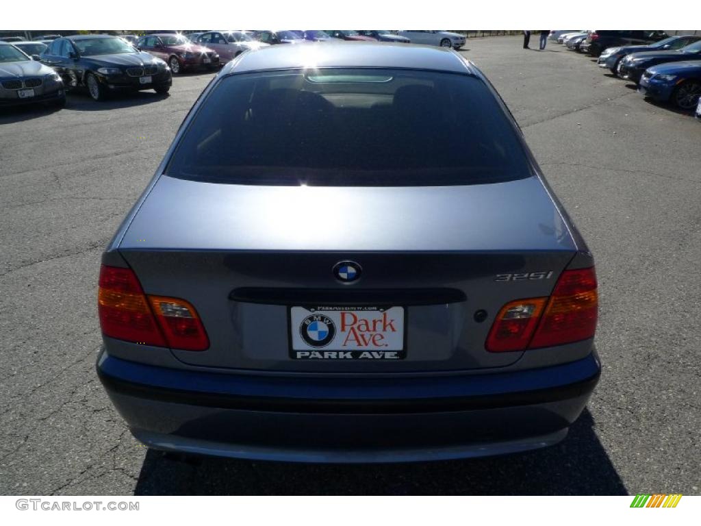 2005 3 Series 325i Sedan - Steel Blue Metallic / Sand photo #13