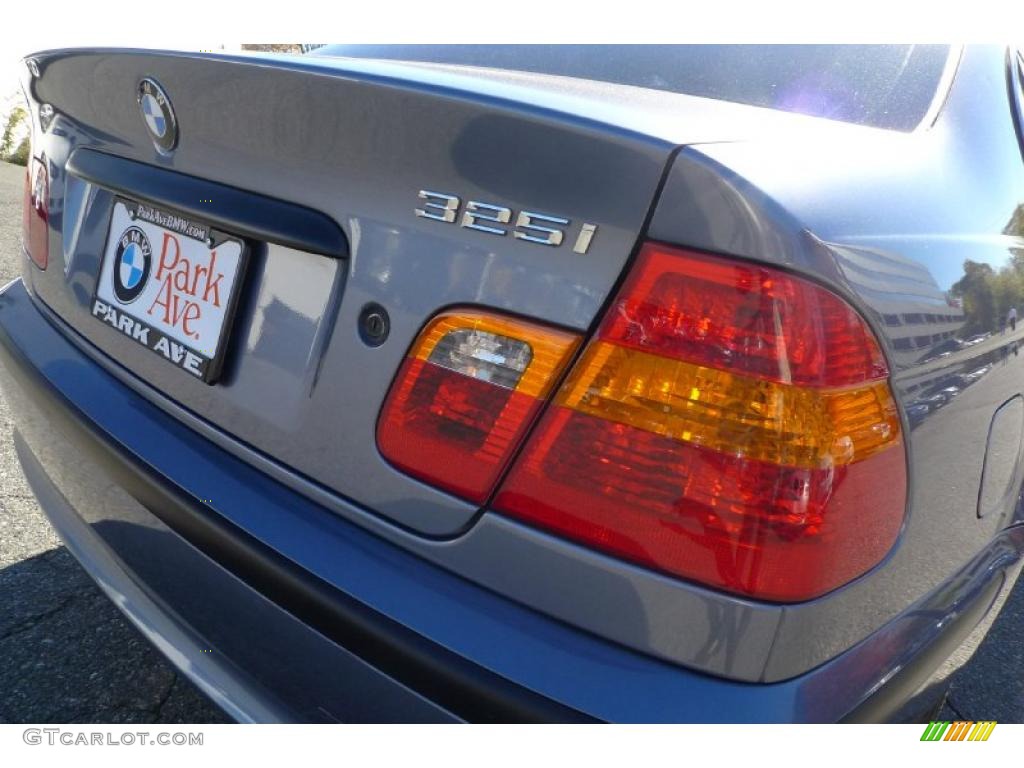 2005 3 Series 325i Sedan - Steel Blue Metallic / Sand photo #15