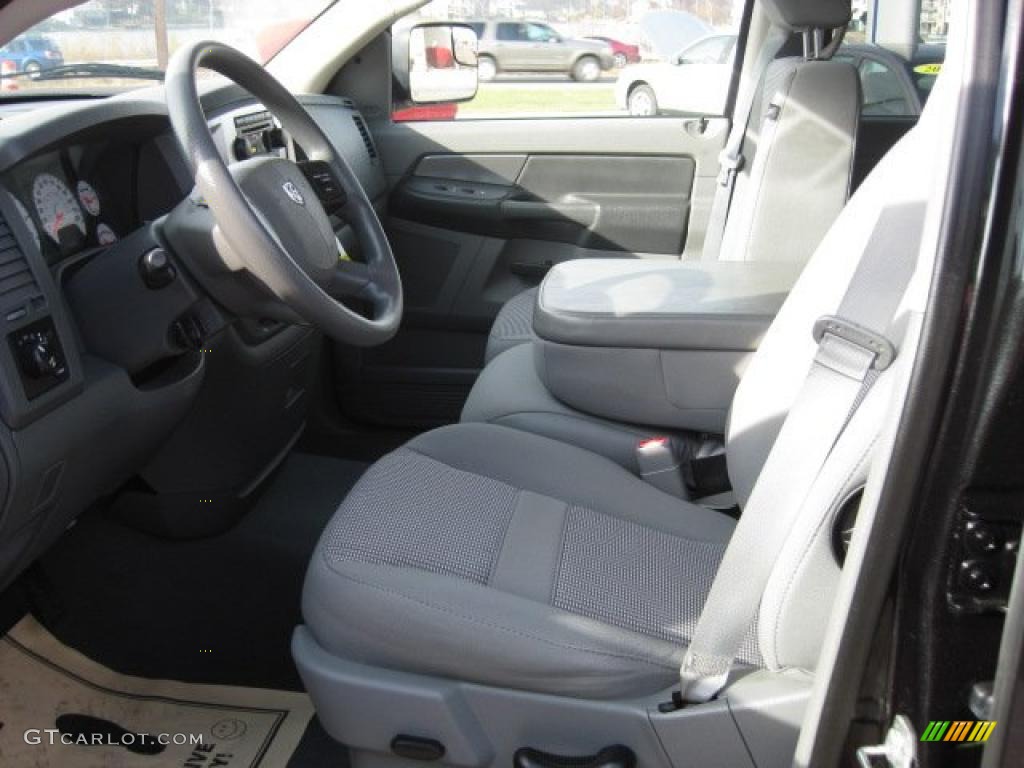 Medium Slate Gray Interior 2007 Dodge Ram 1500 Big Horn Edition Quad Cab 4x4 Photo #39917727