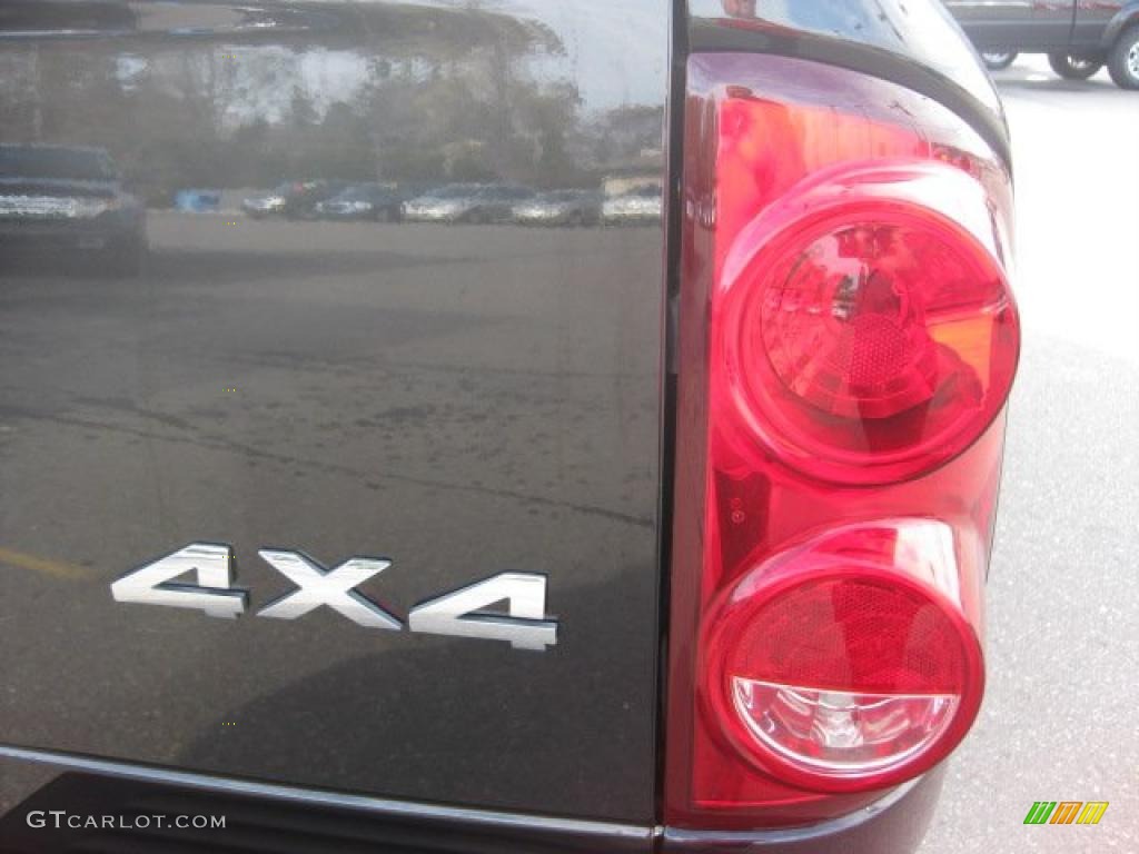 2007 Ram 1500 Big Horn Edition Quad Cab 4x4 - Brilliant Black Crystal Pearl / Medium Slate Gray photo #18