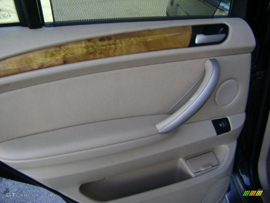 2003 BMW X5 3.0i Beige Door Panel Photo #39918923