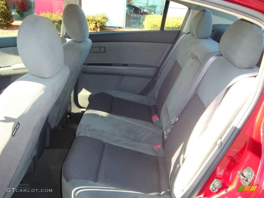 2007 Sentra 2.0 - Sonoma Sunset Red / Charcoal/Steel photo #24