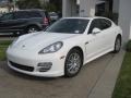 Front 3/4 View of 2011 Panamera 4