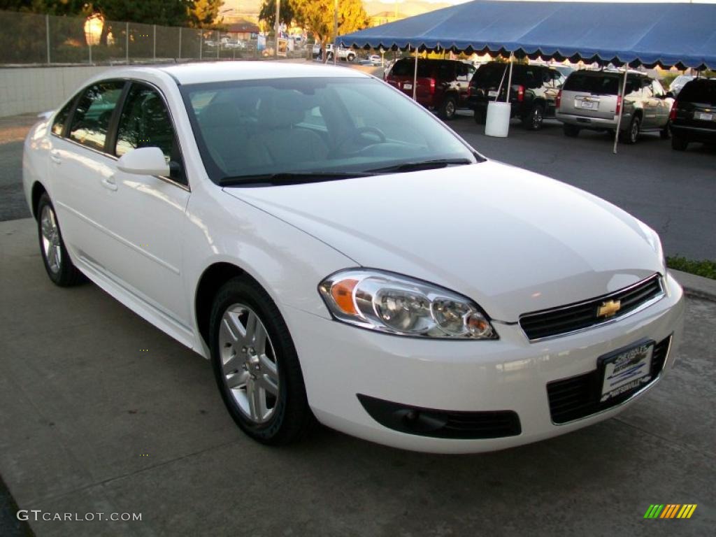 2010 Impala LT - Summit White / Gray photo #1