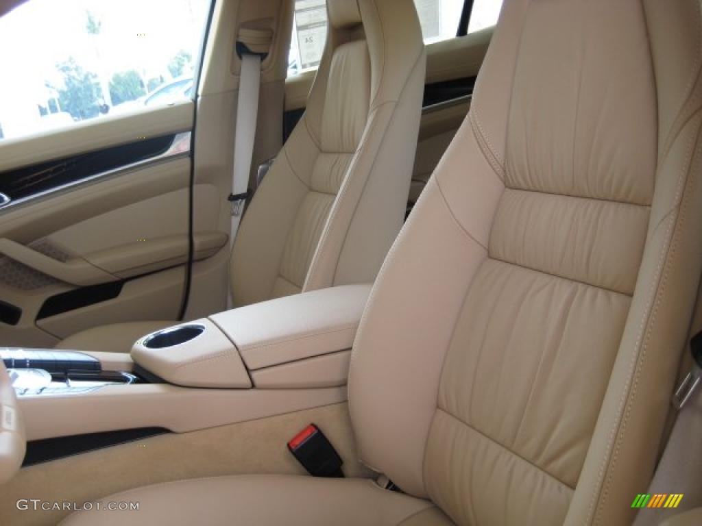 Luxor Beige Interior 2011 Porsche Panamera S Photo #39919527