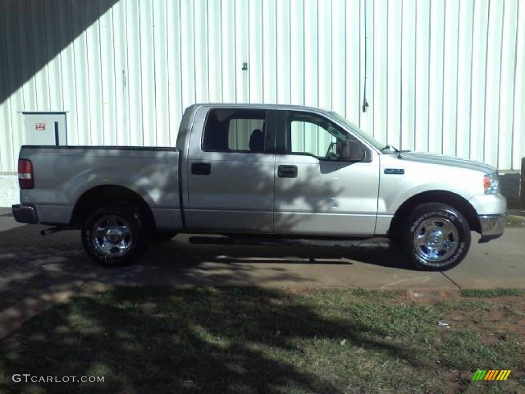 2005 F150 XLT SuperCrew - Silver Metallic / Medium Flint Grey photo #17