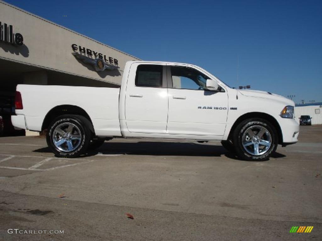 Bright White 2011 Dodge Ram 1500 Sport Quad Cab 4x4 Exterior Photo #39920383