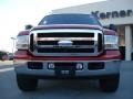 2006 Red Clearcoat Ford F350 Super Duty Lariat Crew Cab 4x4  photo #8
