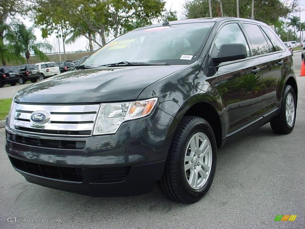 2007 Edge SE - Carbon Metallic / Medium Light Stone photo #8