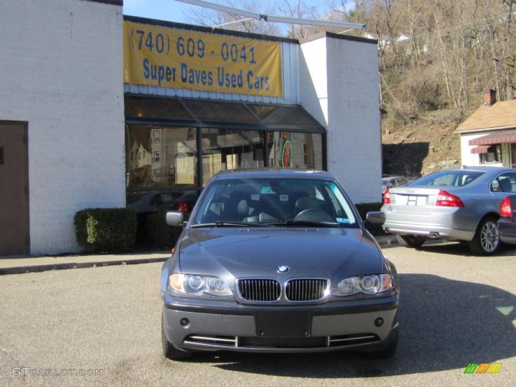 2003 3 Series 330xi Sedan - Steel Blue Metallic / Black photo #2