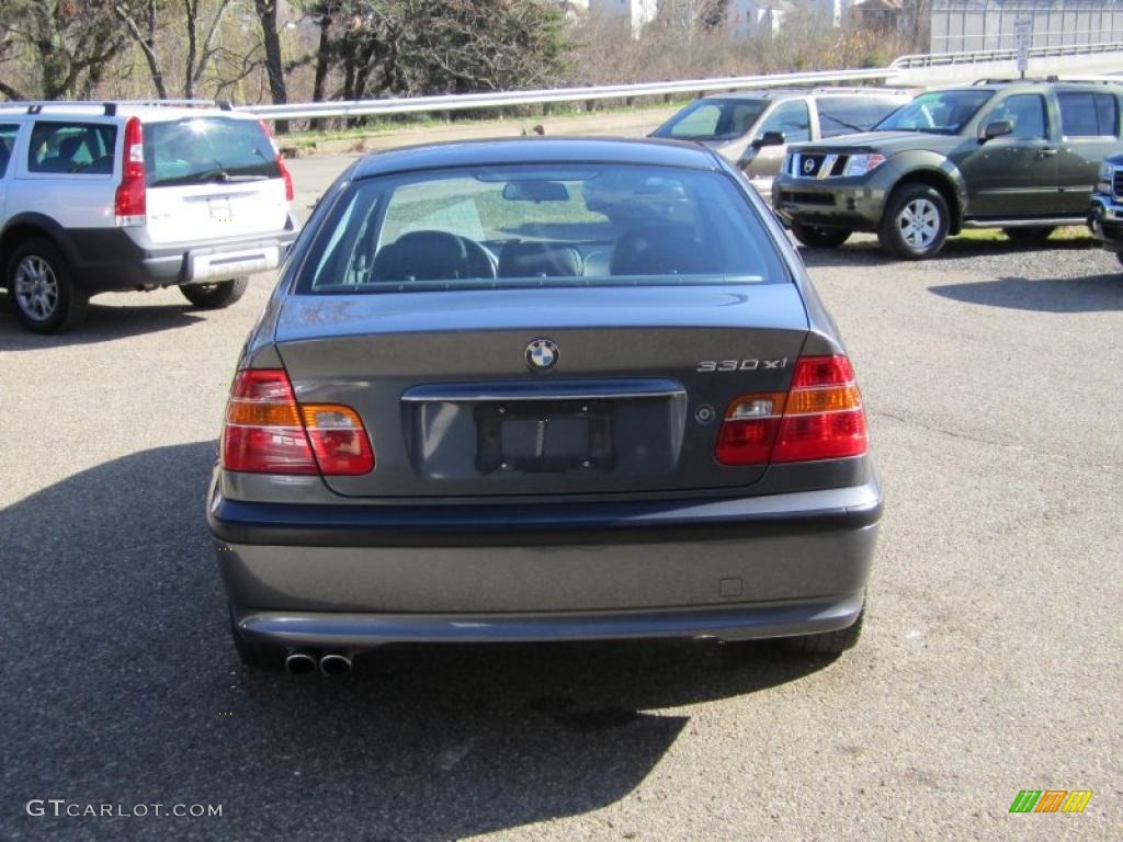 2003 3 Series 330xi Sedan - Steel Blue Metallic / Black photo #7