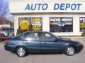 2002 Medium Blue Saturn L Series L200 Sedan  photo #1