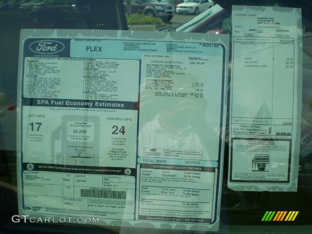 2009 Flex Limited - Sterling Grey Metallic / Medium Light Stone photo #10