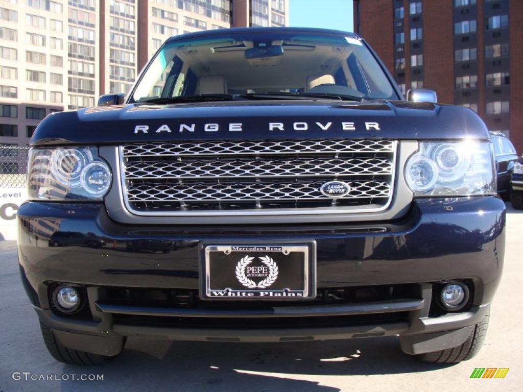 2010 Range Rover HSE - Buckingham Blue Metallic / Tan/Arabica Brown photo #3