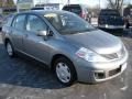 2008 Magnetic Gray Nissan Versa 1.8 S Sedan  photo #3