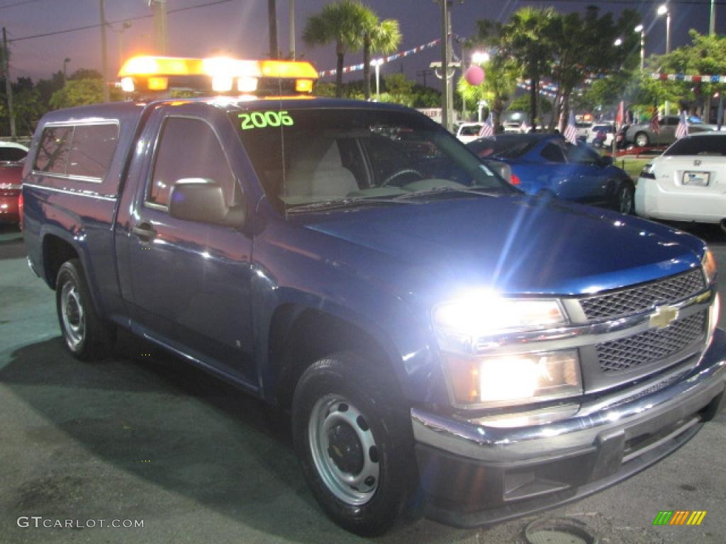 2006 Colorado Regular Cab - Superior Blue Metallic / Medium Pewter photo #1