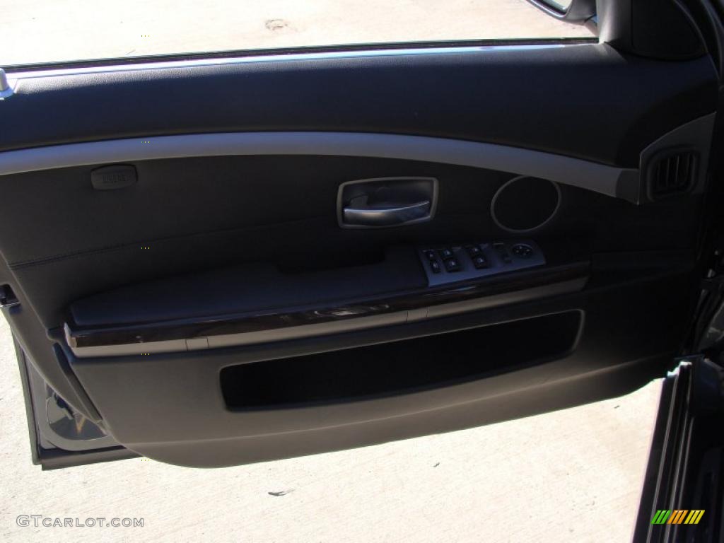 2008 7 Series 750i Sedan - Titanium Grey Metallic / Black photo #9