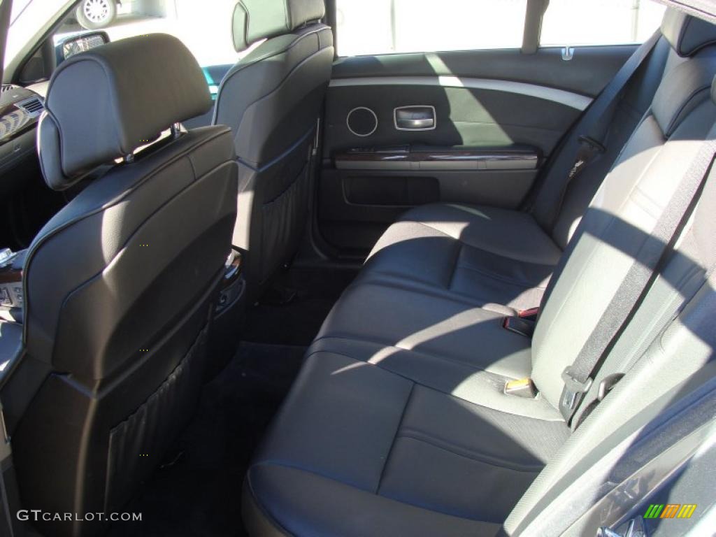 2008 7 Series 750i Sedan - Titanium Grey Metallic / Black photo #13