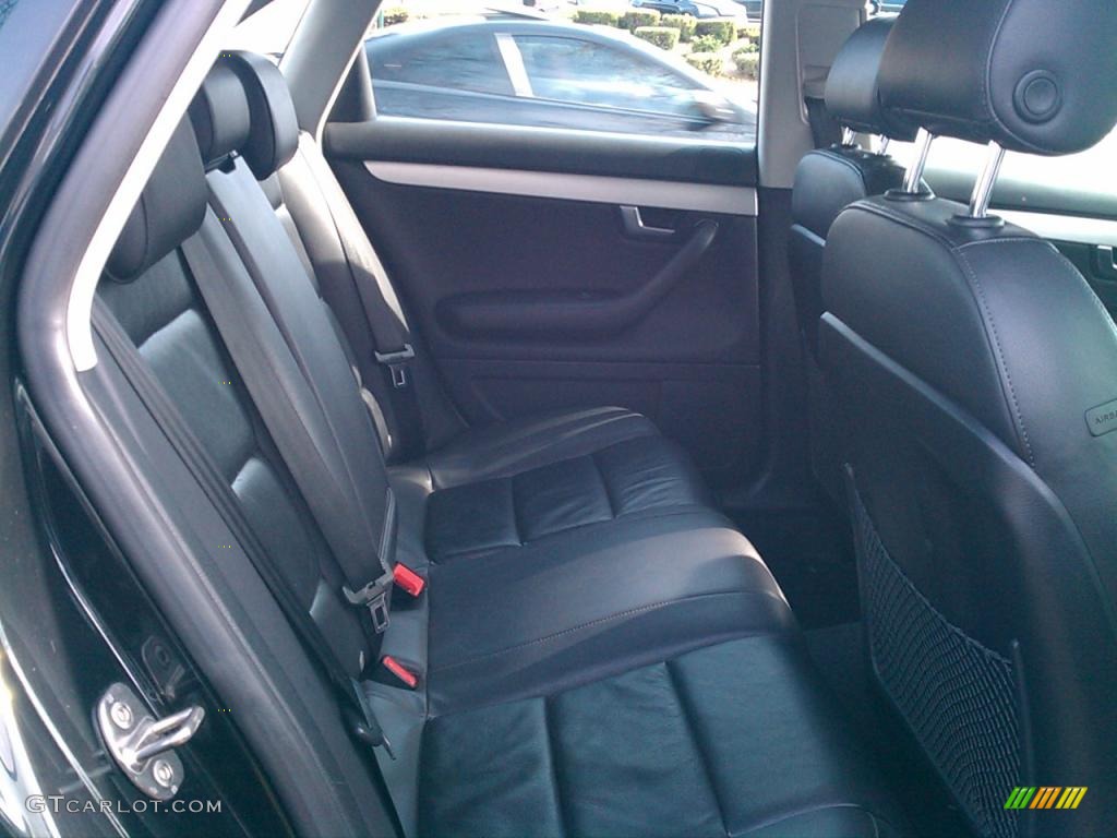 Ebony Interior 2006 Audi A4 2.0T quattro Sedan Photo #39926216