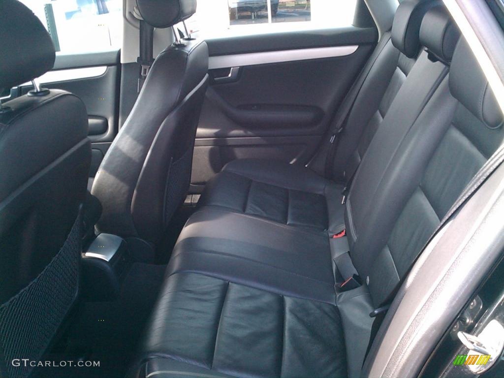 Ebony Interior 2006 Audi A4 2.0T quattro Sedan Photo #39926248