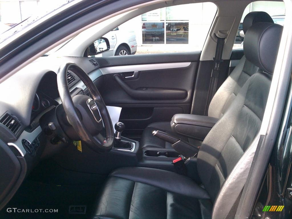 Ebony Interior 2006 Audi A4 2.0T quattro Sedan Photo #39926272