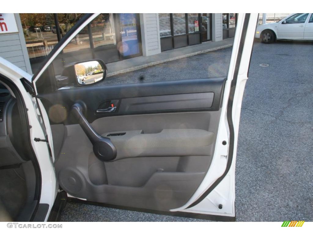 2008 CR-V EX 4WD - Taffeta White / Gray photo #16
