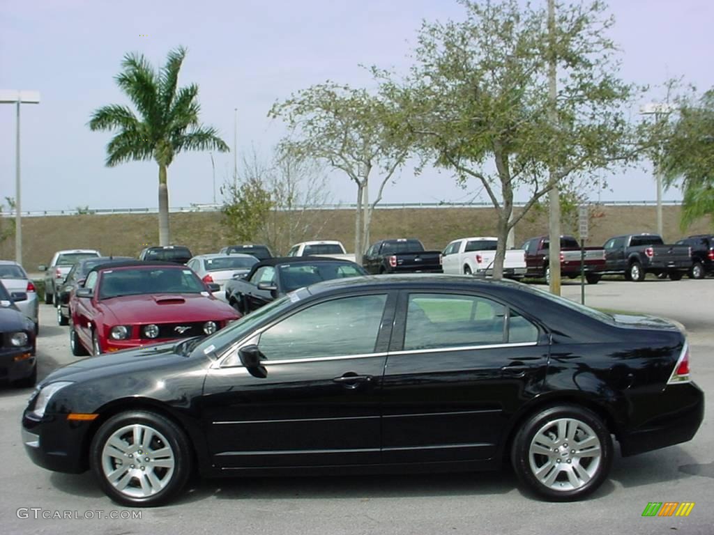 Black 2007 Ford Fusion SEL Exterior Photo #3992844
