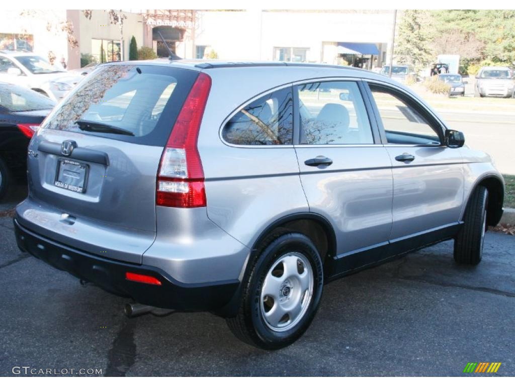 2008 CR-V LX 4WD - Glacier Blue Metallic / Black photo #5