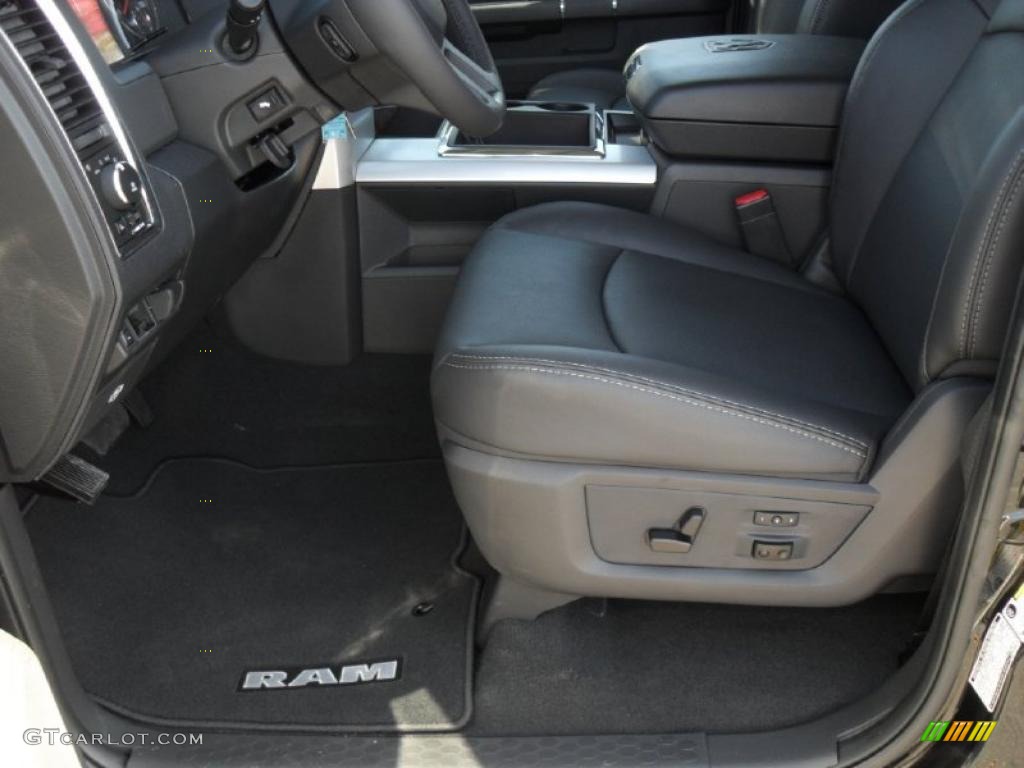 Dark Slate Interior 2011 Dodge Ram 2500 HD Laramie Mega Cab 4x4 Photo #39928580