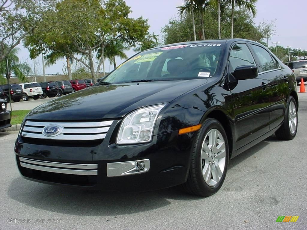 Black 2007 Ford Fusion SEL Exterior Photo #3992859