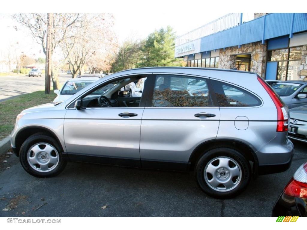 2008 CR-V LX 4WD - Glacier Blue Metallic / Black photo #9