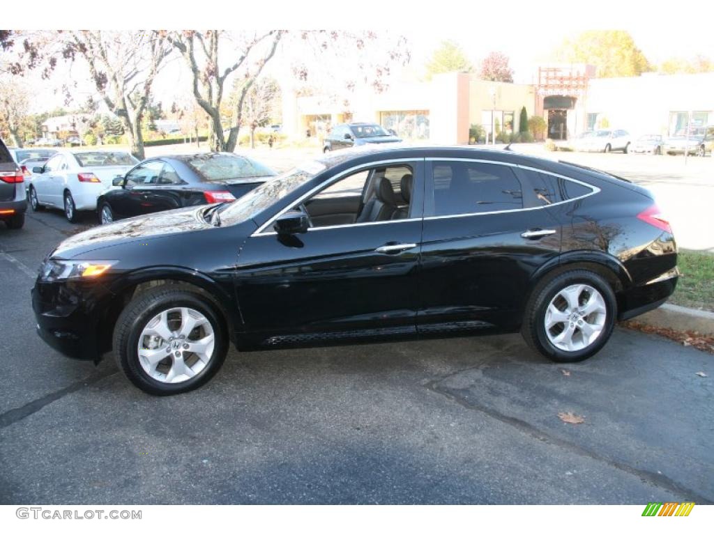 Crystal Black Pearl 2010 Honda Accord Crosstour EX-L 4WD Exterior Photo #39929056
