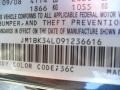 36C: Metropolitan Gray Mica 2009 Mazda MAZDA3 MAZDASPEED3 Sport Color Code