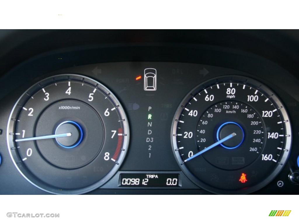 2010 Honda Accord Crosstour EX-L 4WD Gauges Photo #39929280