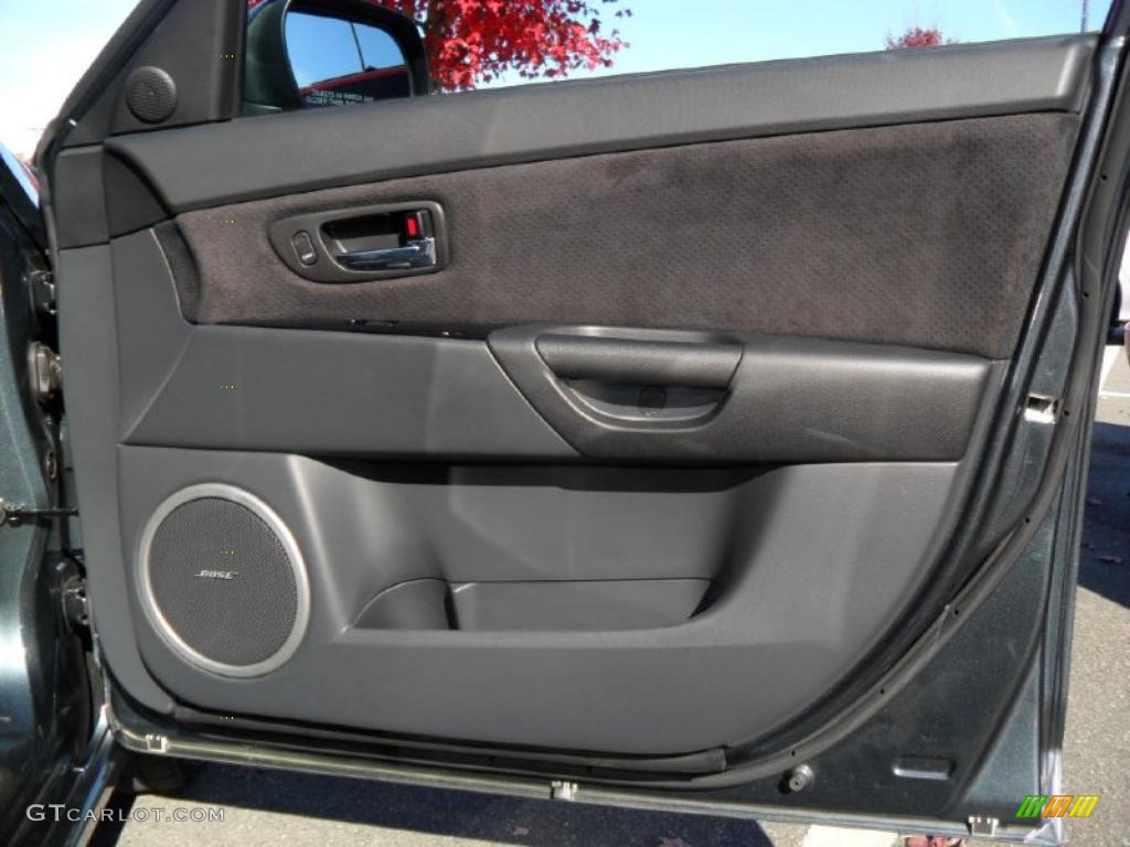 2009 Mazda MAZDA3 MAZDASPEED3 Sport Black Door Panel Photo #39929384